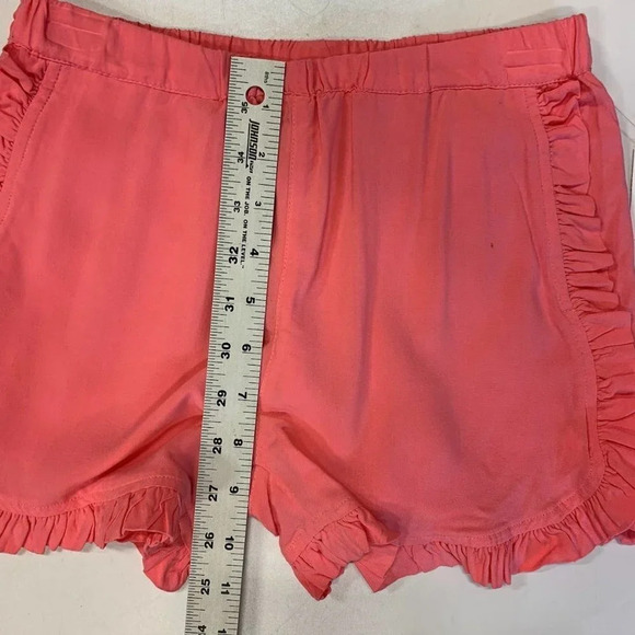 Tucker + Tate Kids' Ruffle Hem Cotton Shorts In Pink Strawberry Size 8 NWT - Picture 11 of 12